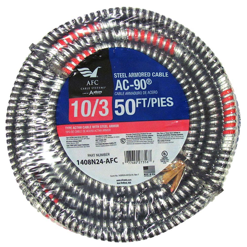 armored cable connector