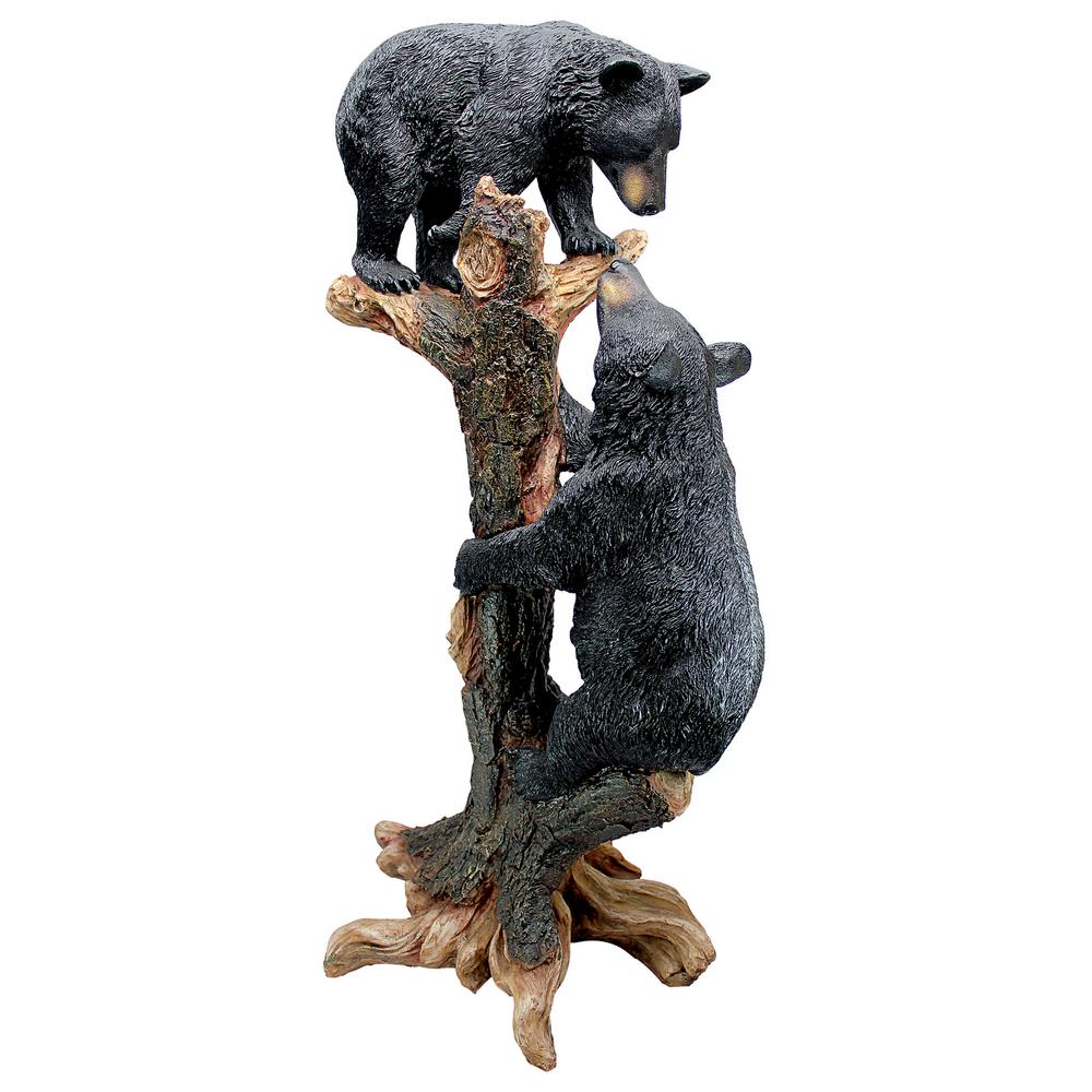 black bear statue resin