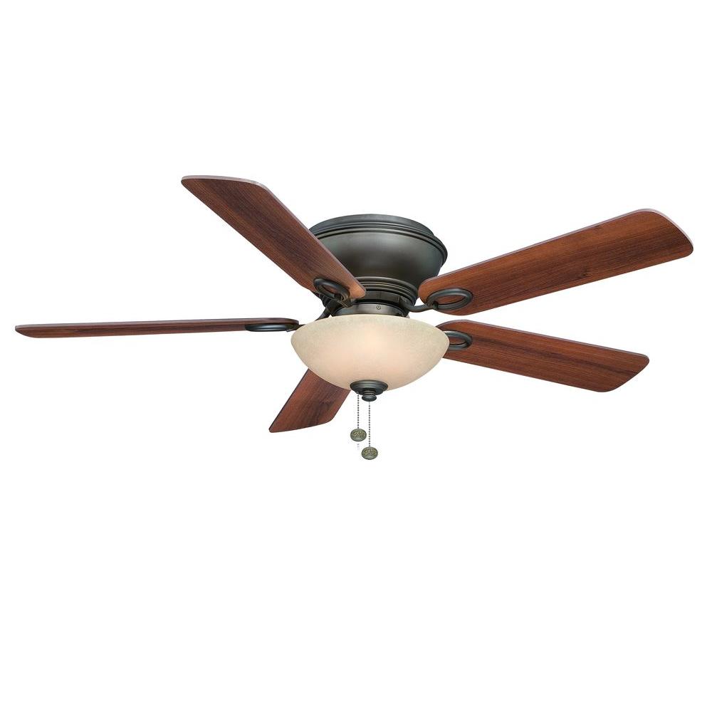 Hampton Bay Adonia 52 In Led Indoor Oil Rubbed Bronze Ceiling Fan Led Indoor Oil Rubbed Bronze Ceiling Fan With Light Kit Ag971 Orb The Home Depot
