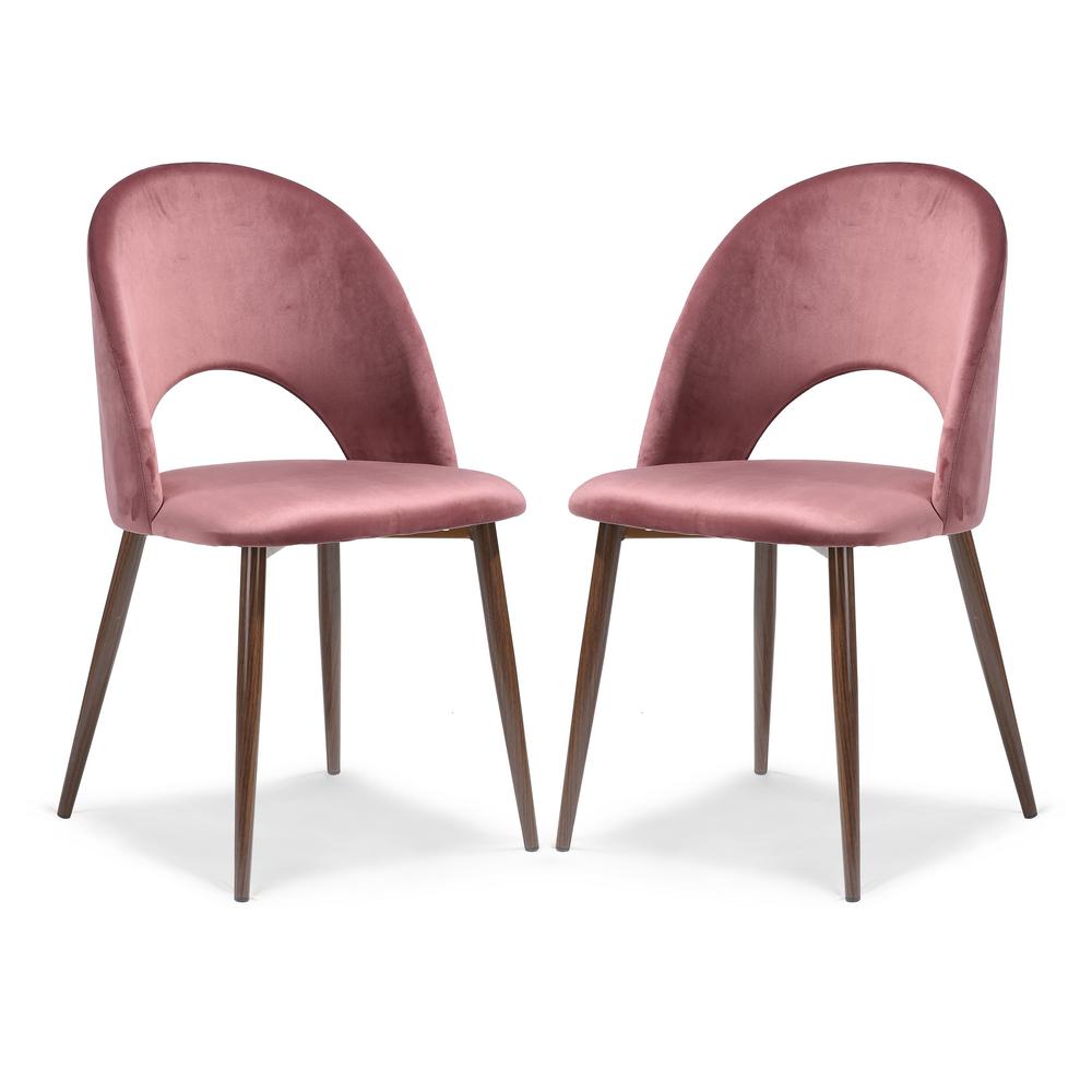 Metal Mid Century Modern Dining Chairs Kitchen Dining Room Furniture The Home Depot