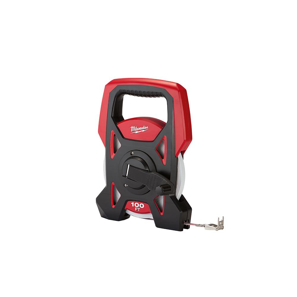 Milwaukee 100 ft. Open Reel Long Tape Measure48225201 The Home Depot