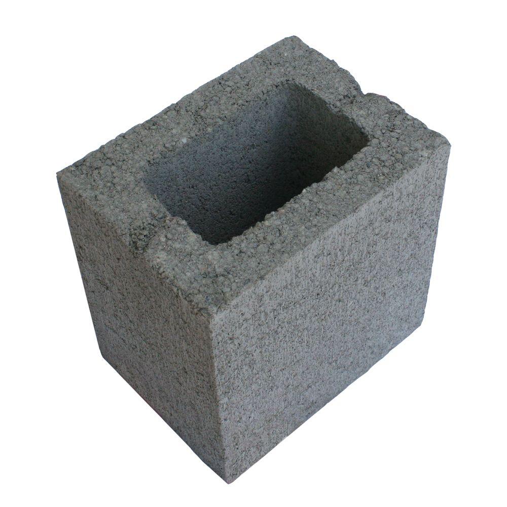 6 in. x 8 in. x 8 in. Gray Concrete Block