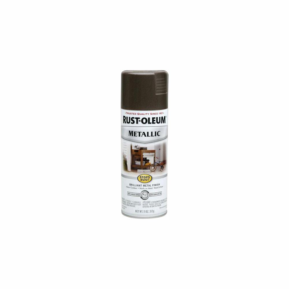 bronze dark rust spray paint metallic stops oleum