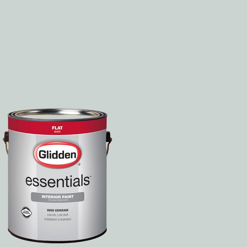 Glidden Essentials 1 Gal Hdgcn19u Grey Leaf Flat Interior Paint Glidden Essentials 1 Gal Hdgcn19u Grey Leaf Flat Interior Paint