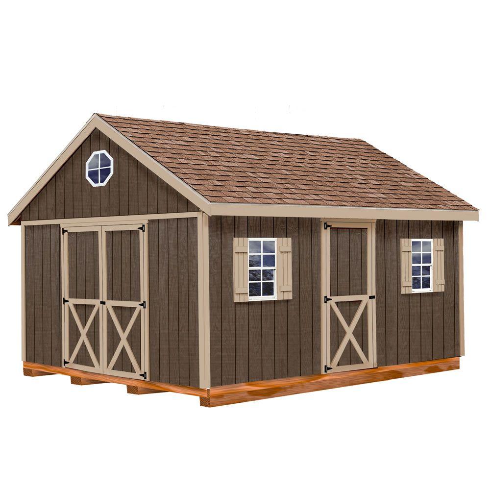 Best Barns Easton 12 ft. x 20 ft. Wood Storage Shed Kit with Floor