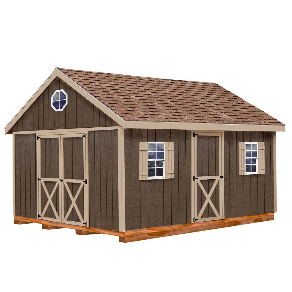 Best Barns Easton 12 ft. x 20 ft. Wood Storage Shed Kit with Floor Including 4 x... by Best Barns