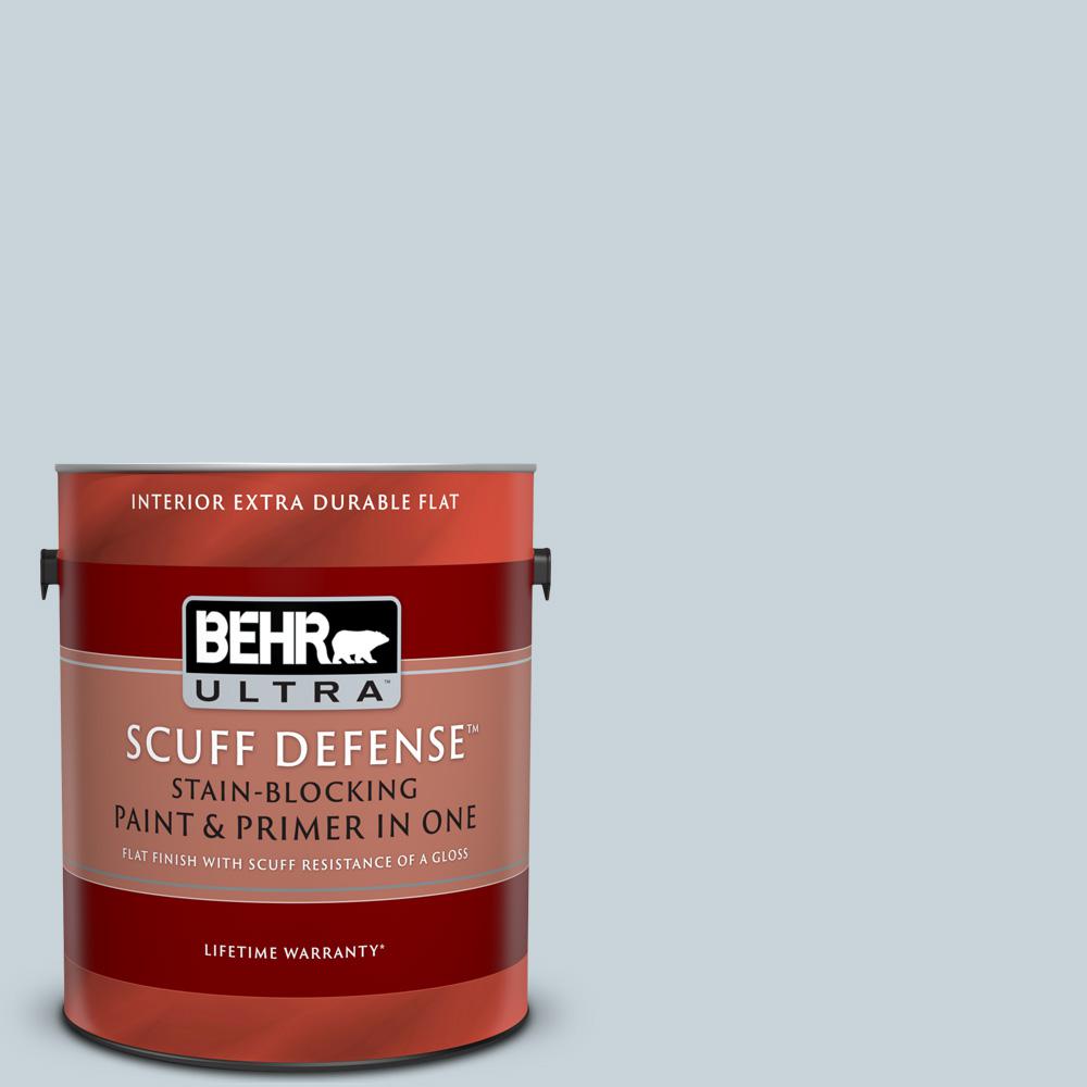 BEHR ULTRA 1 Gal N480 1 Light Drizzle Extra Durable Flat Interior   Light Drizzle Behr Ultra Paint Colors 172001 64 300 