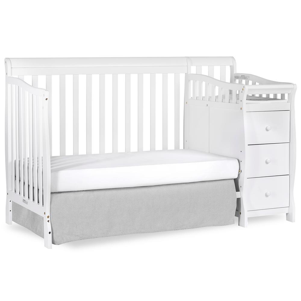 dream on me 5 in 1 brody convertible crib with changer