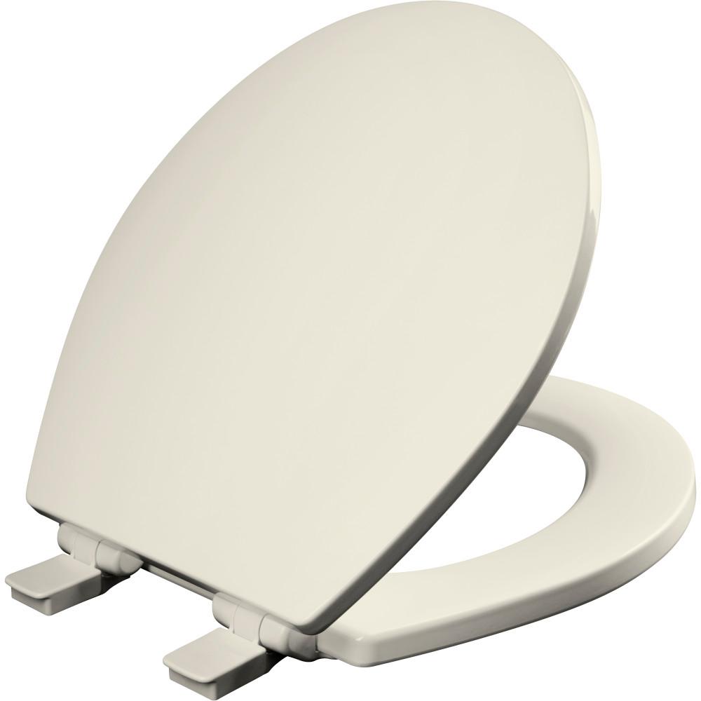 BEMIS Atwood Round Closed Front Toilet Seat in Biscuit560SLOW 346