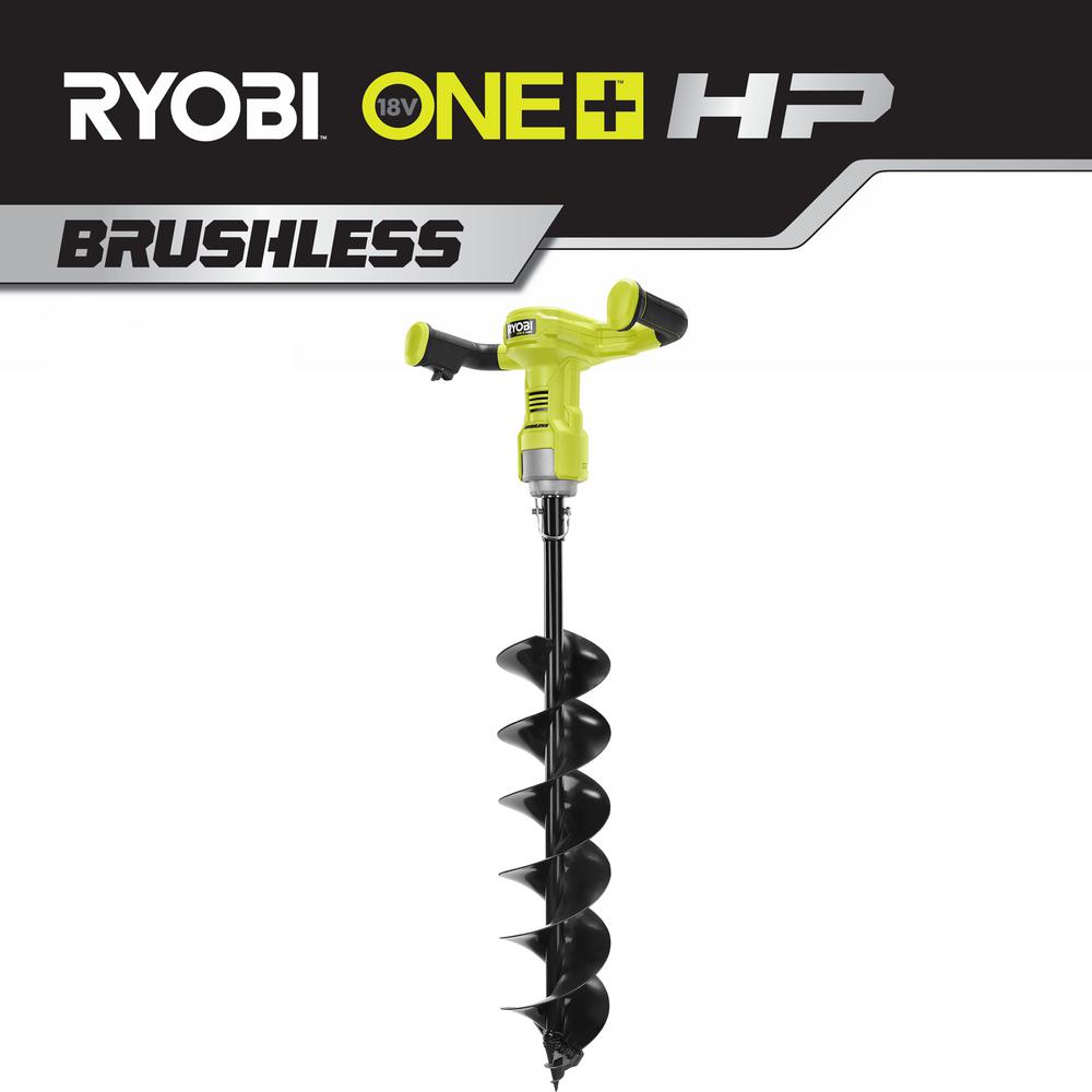 RYOBI ONE+ 18-Volt HP Lithium-Ion Cordless Earth Auger with 6 in. Bit