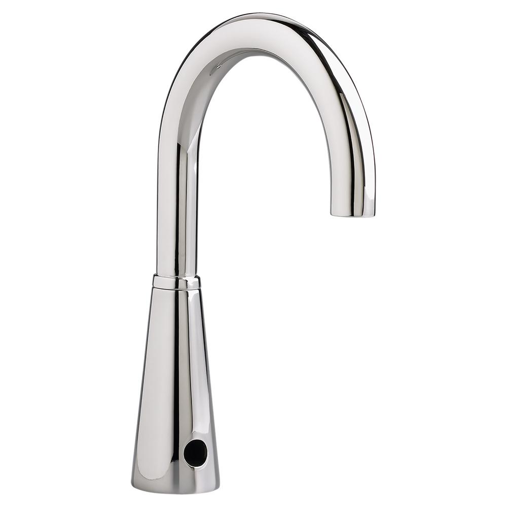 American Standard Selectronic Ac Powered 1 5 Gpm Single Hole Touchless Bathroom Faucet With Laminar Flow In Polished Chrome