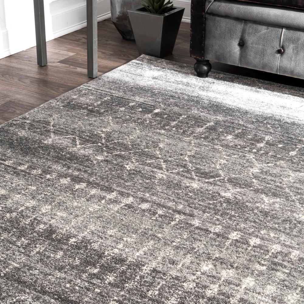 Nuloom Blythe Modern Moroccan Trellis Dark Gray 8 Ft X 10