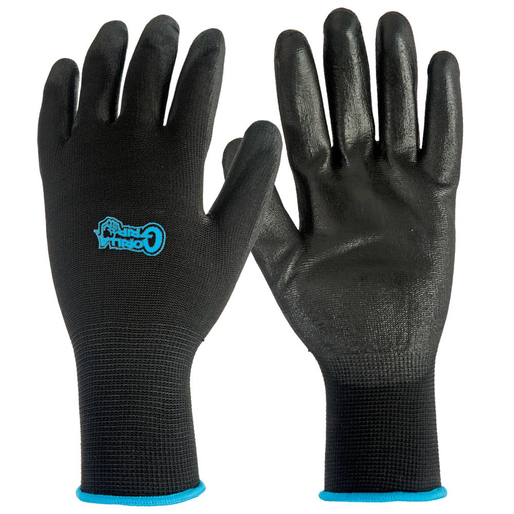 Gorilla Grip Slip Resistant All Purpose Work Gloves 5 Pack.