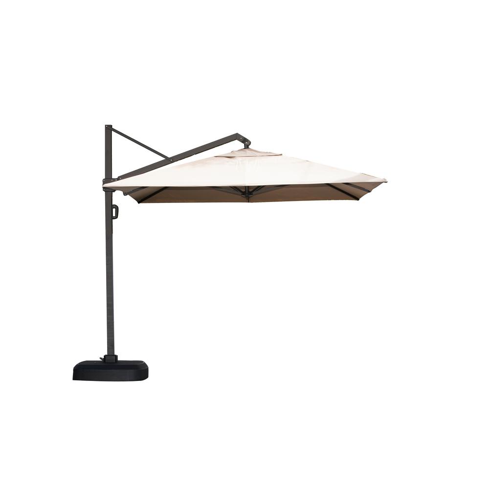 13 Ft Patio Umbrellas Furniture The Home Depot Coast 10 X 13ft Aluminum Offset Outdoor Patio Market Umbrella