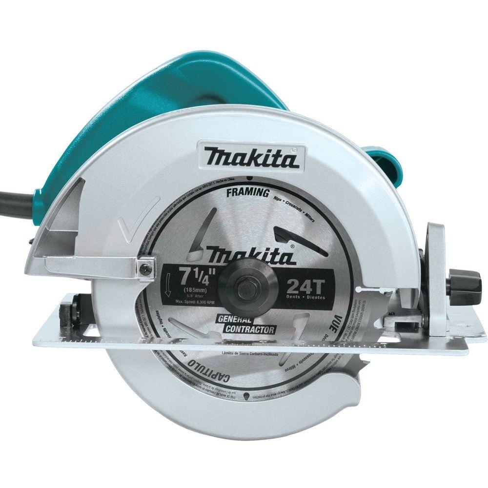 MAKITA Corded Circular Saw Dust Port 2 LED Lights Carbide Blade 15Amp