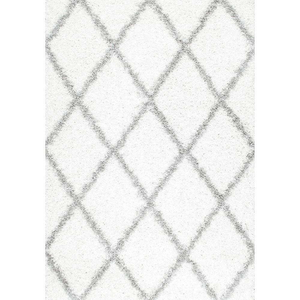 Nuloom Shanna White 8 Ft X 10 Area Rug