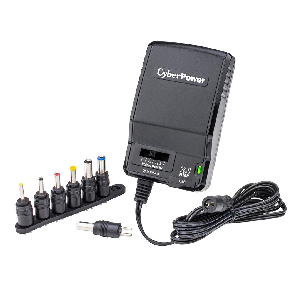 Cyberpower Universal Ac Adapter 1300ma 2usb Cpuac1u1300 The Home Depot