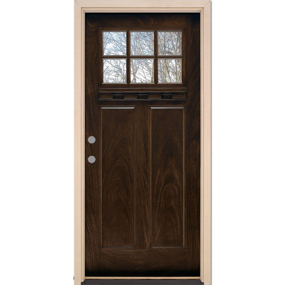 Exterior front entry doors