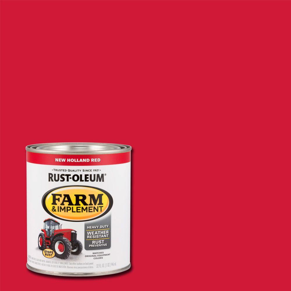 RustOleum 1 qt. Farm and Implement New Holland Red Paint (Case of 2