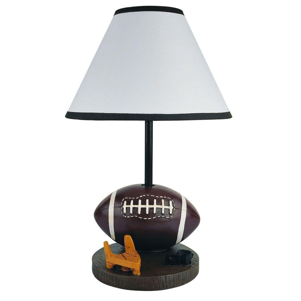 Ore International 15 In Football Brown Accent Lamp 31604ft The Football Brown Accent Lamp