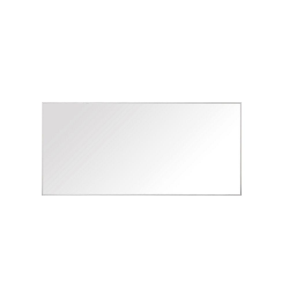Home Decorators Collection 24 in. W x 35 in. L Framed Fog Free Wall Mirror in Silver81159 The