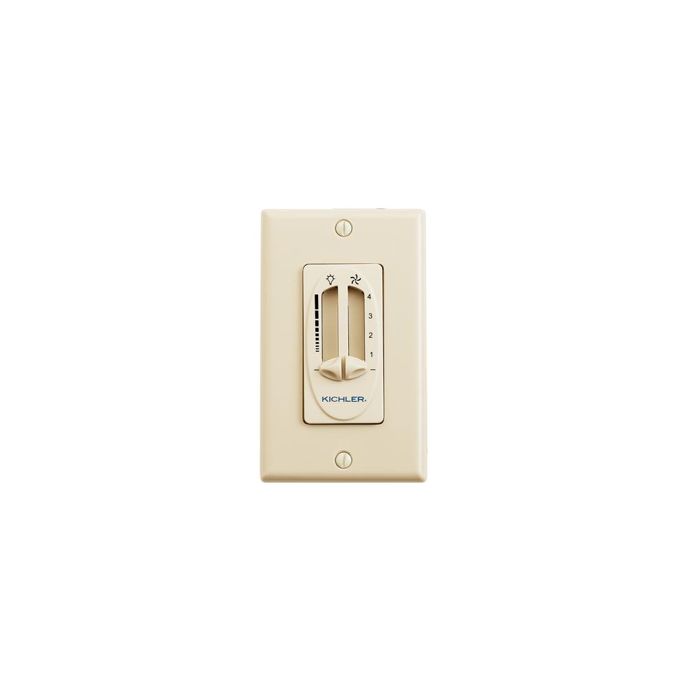KICHLER Independence 4Speed Dual Slide Fan Switch Control, Light Ivory337010IV The Home Depot