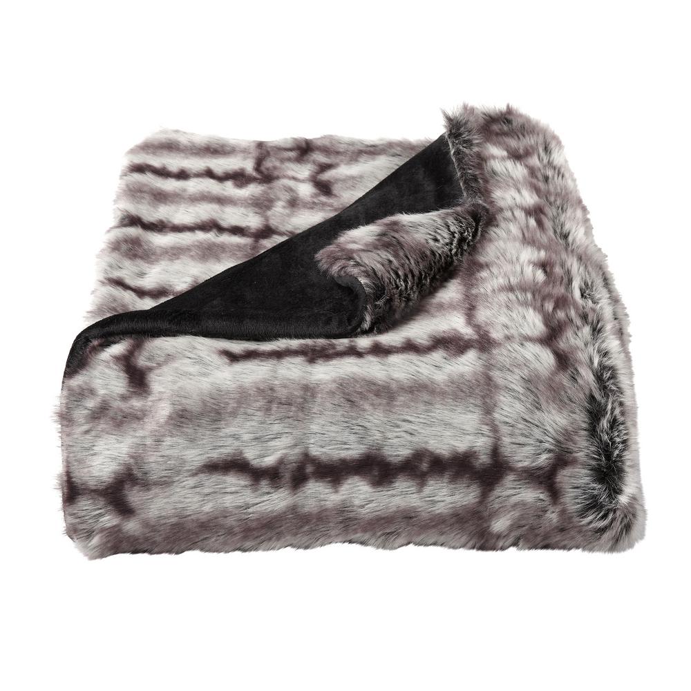 Lavish Home Oversized Premium Chocolate Brown Fashion Faux