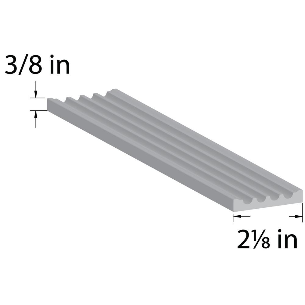 Primed Pine Fluted Door Casing Set Interior Door Frame Woodworking