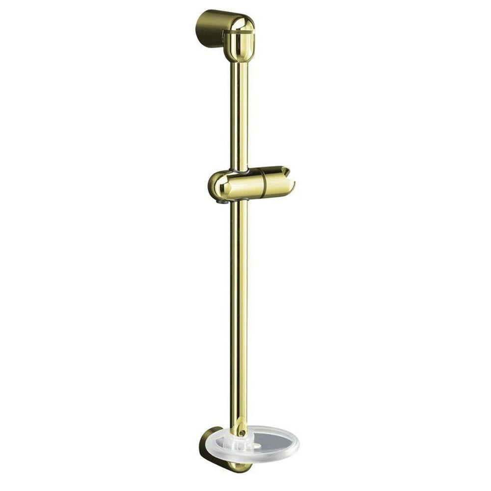 KOHLER MasterShower 223/4 in. Shower Slide Bar in Vibrant French Gold