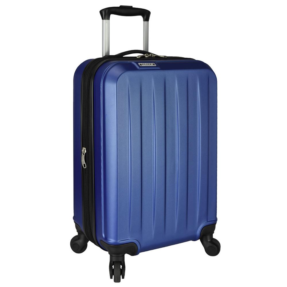 navy blue carry on luggage