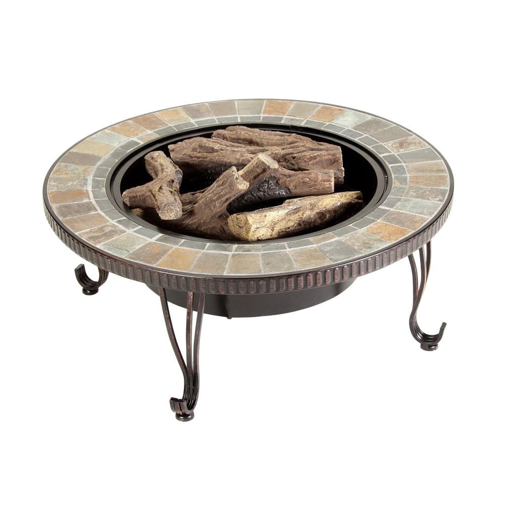 Duraflame Illuma 36 in. BioEthanol Fire Pit with Log Set62000 The
