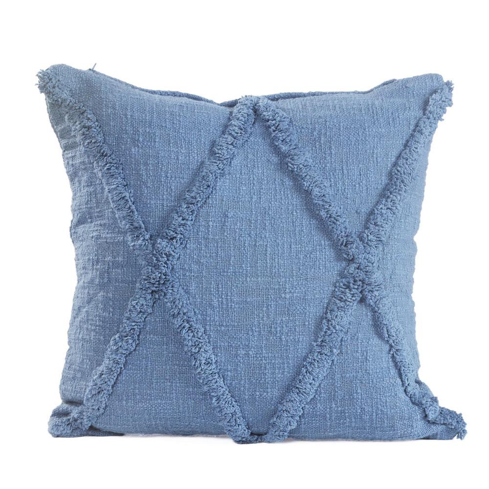 blue jean throw pillows