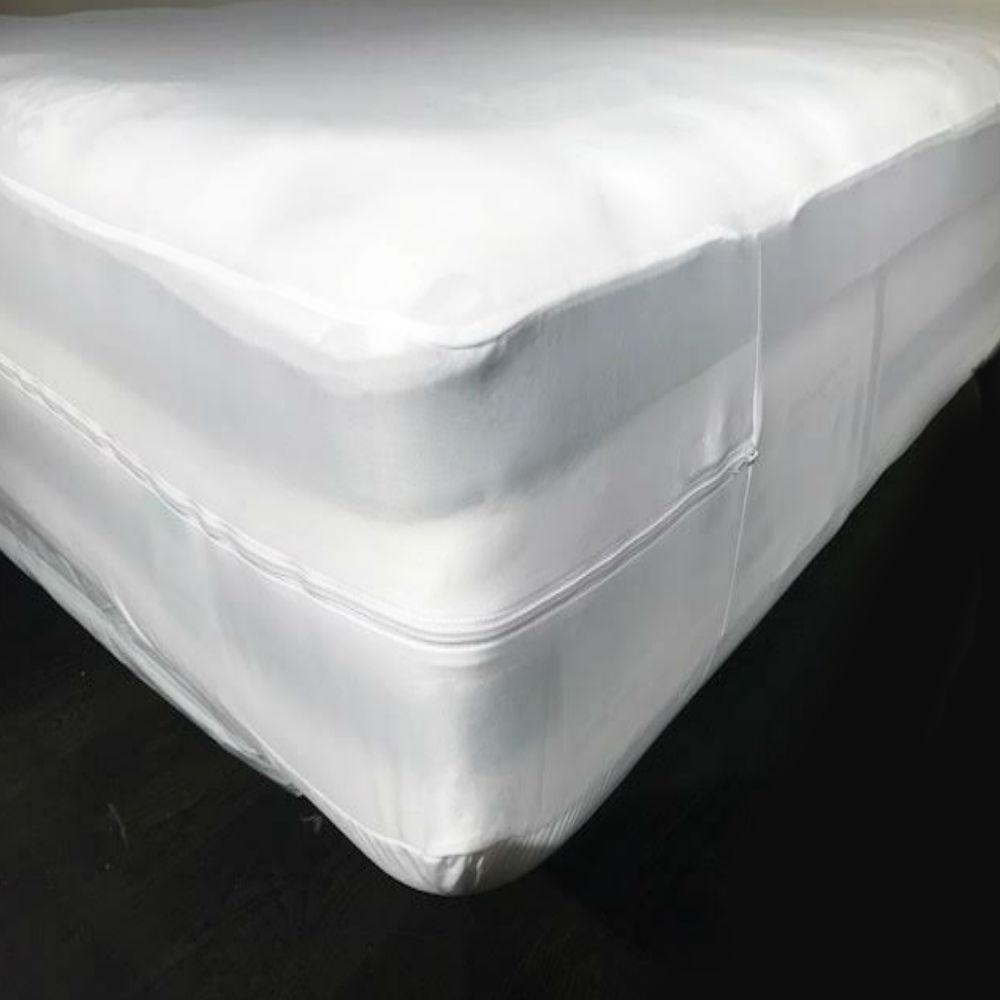 Hygea Natural Bed Bug Non Woven And Water Resistant King Mattress Or Box Spring Cover Std9 1005 The Home Depot Water Resistant King Mattress Or, Queen Size Bed Bug Box Spring Cover