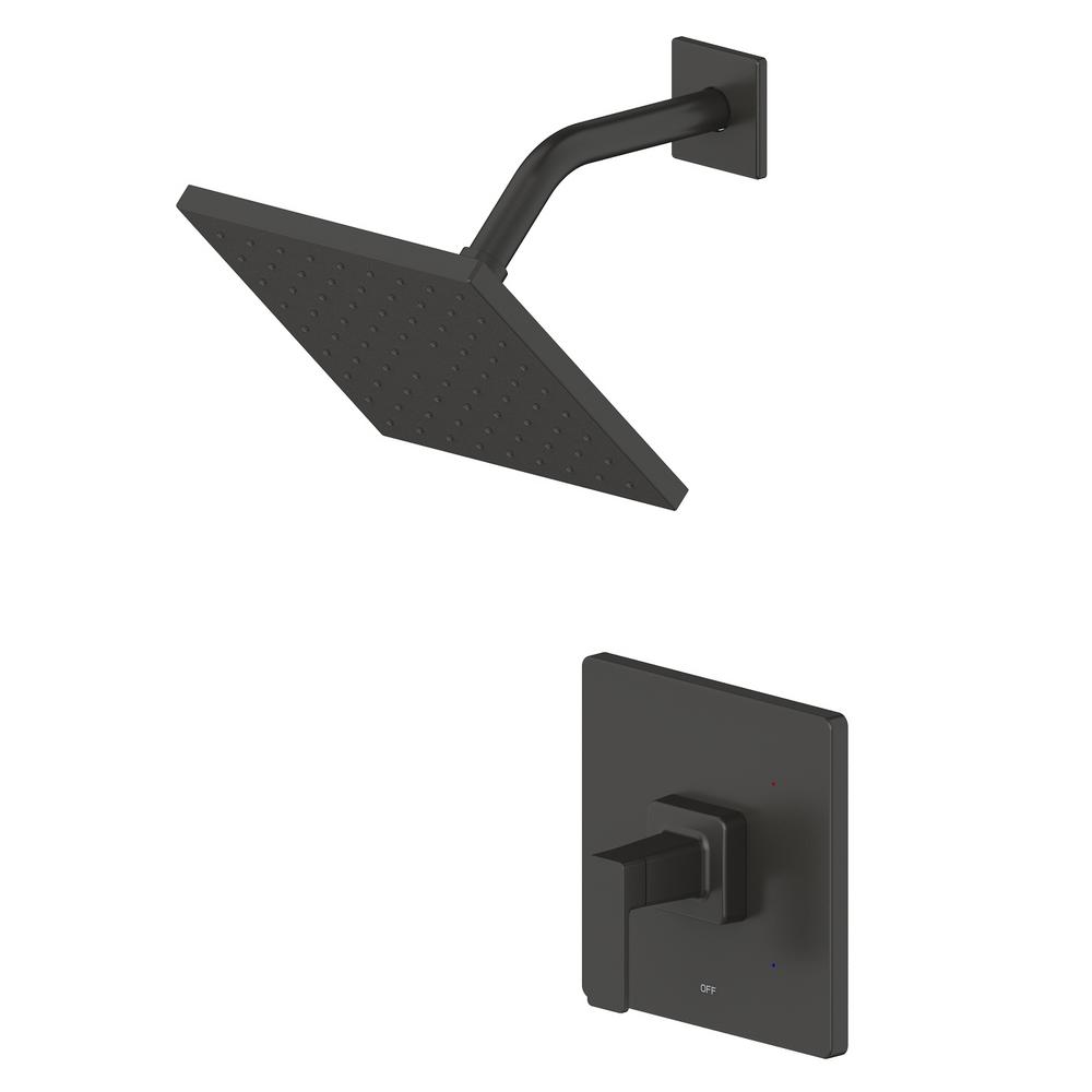 Delta Chamberlain In2ition 2in1 SingleHandle 4Spray Shower Faucet in Matte Black (Valve