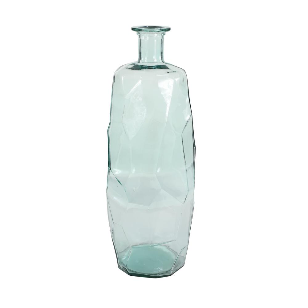 Litton Lane Extra Large Decorative Soda Lime Glass Flower Vase