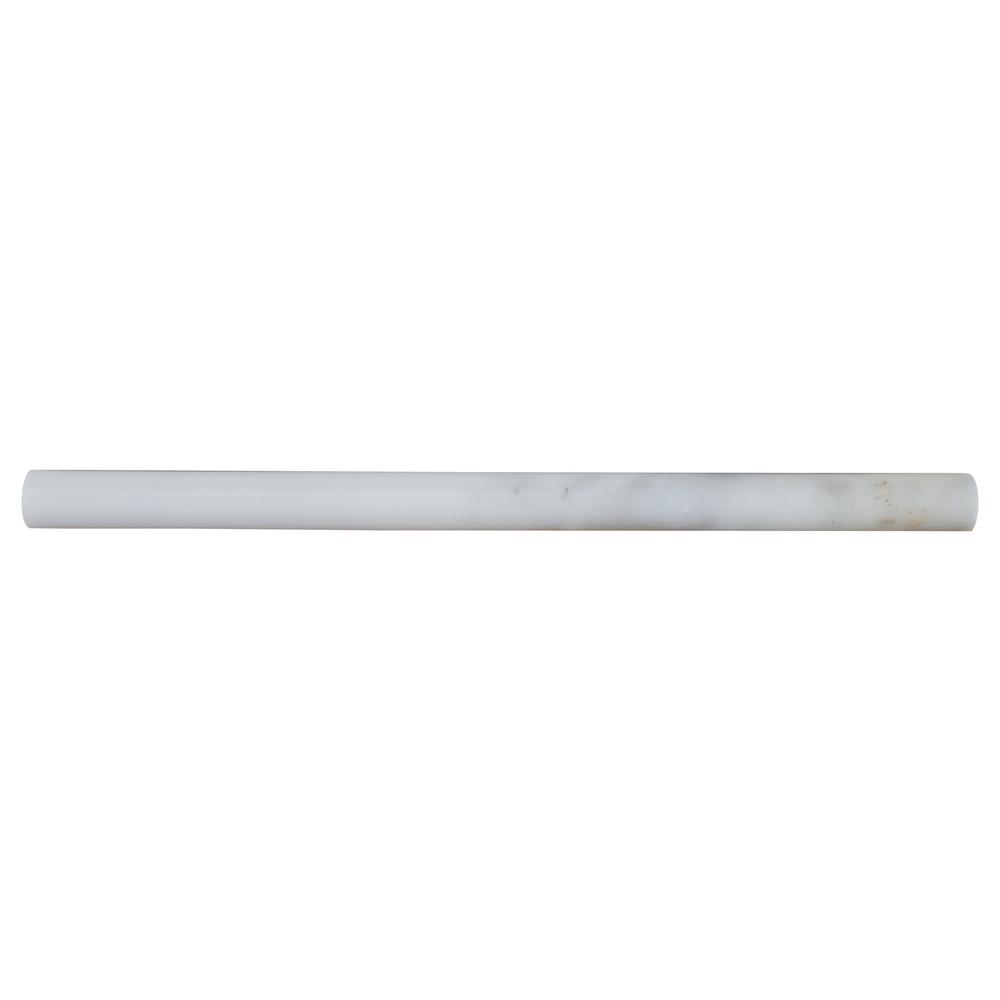 Msi Calacatta Gold Pencil Molding 3 4 In X 12 Polished Marble Calacatta Gold Pencil Molding 3 4 In X 12 Polished Marble Wall Tile 1 Lin Ft