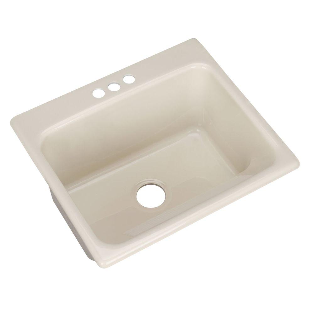 MUSTEE 22 in. x 25 in. x 13.75 in. Molded Fiberglass Drop in Utility ...