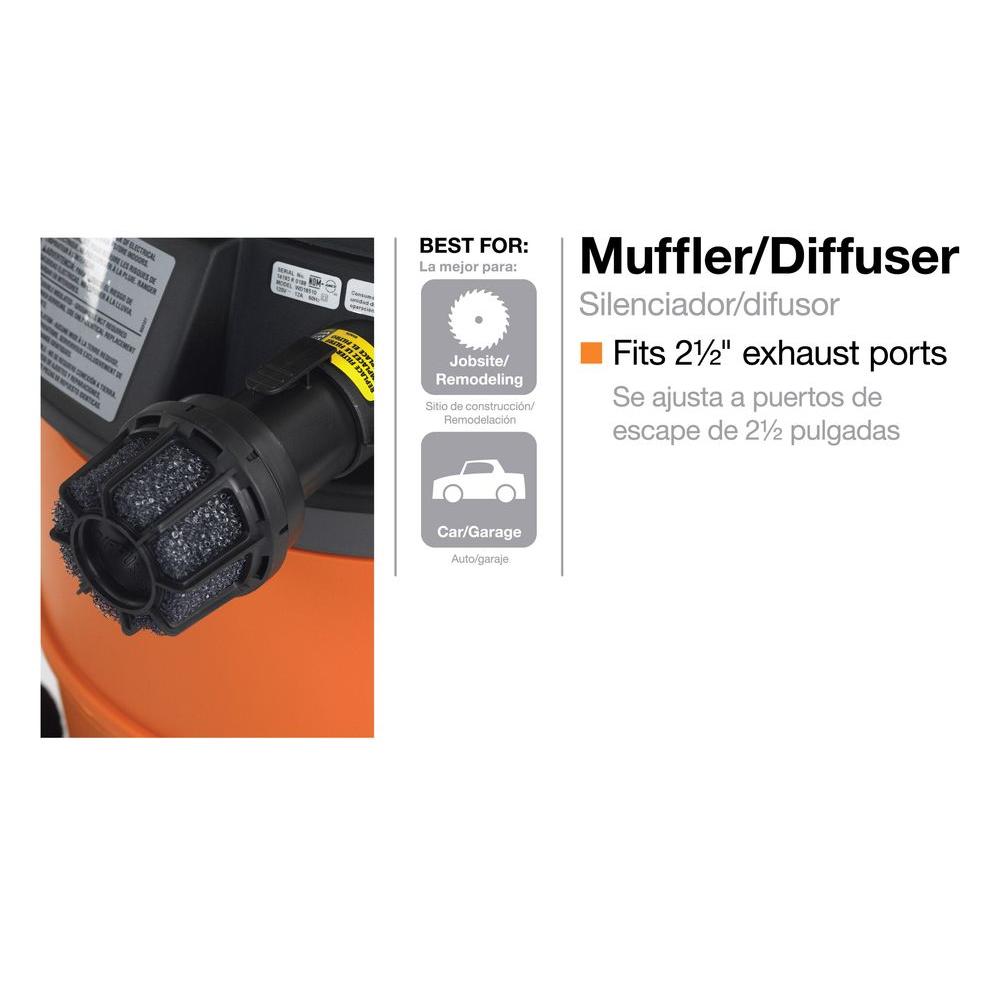 RIDGID Noise Reduction Universal Shop Wet Dry Vacuum Blower Accessory