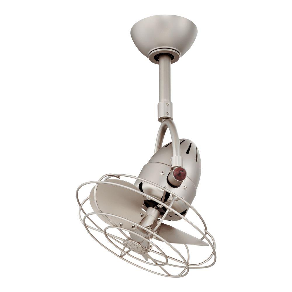 Gale Series 13 In Brushed Nickel Indoor Ceiling Fan Di Bn Mtl Brushed Nickel Indoor Ceiling Fan Di Bn Mtl The Home Depot