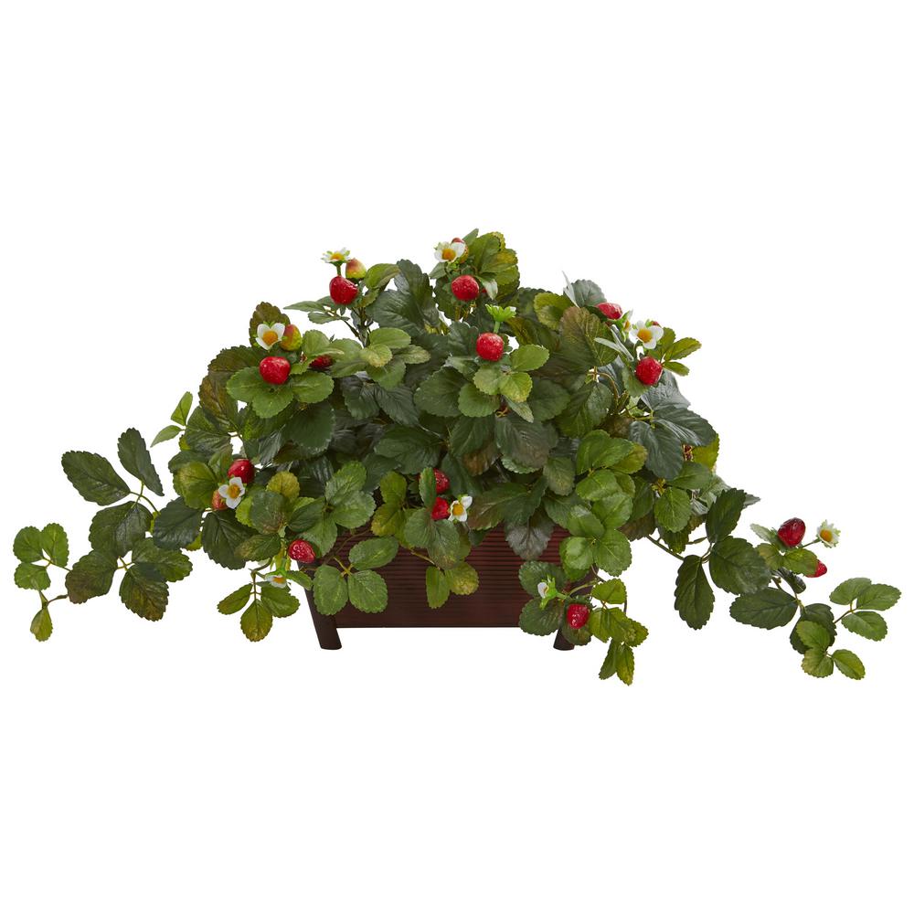 Nearly Natural 8059 Nepthytis Artificial Plant in Stone Planter Green
