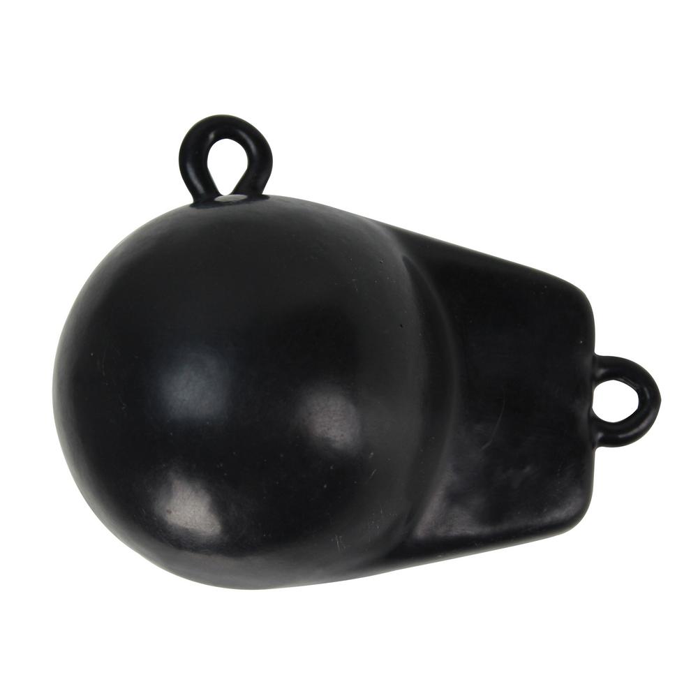 Extreme Max 12 lbs. Coated BallwithFin Downrigger Weight3006.6735 The Home Depot