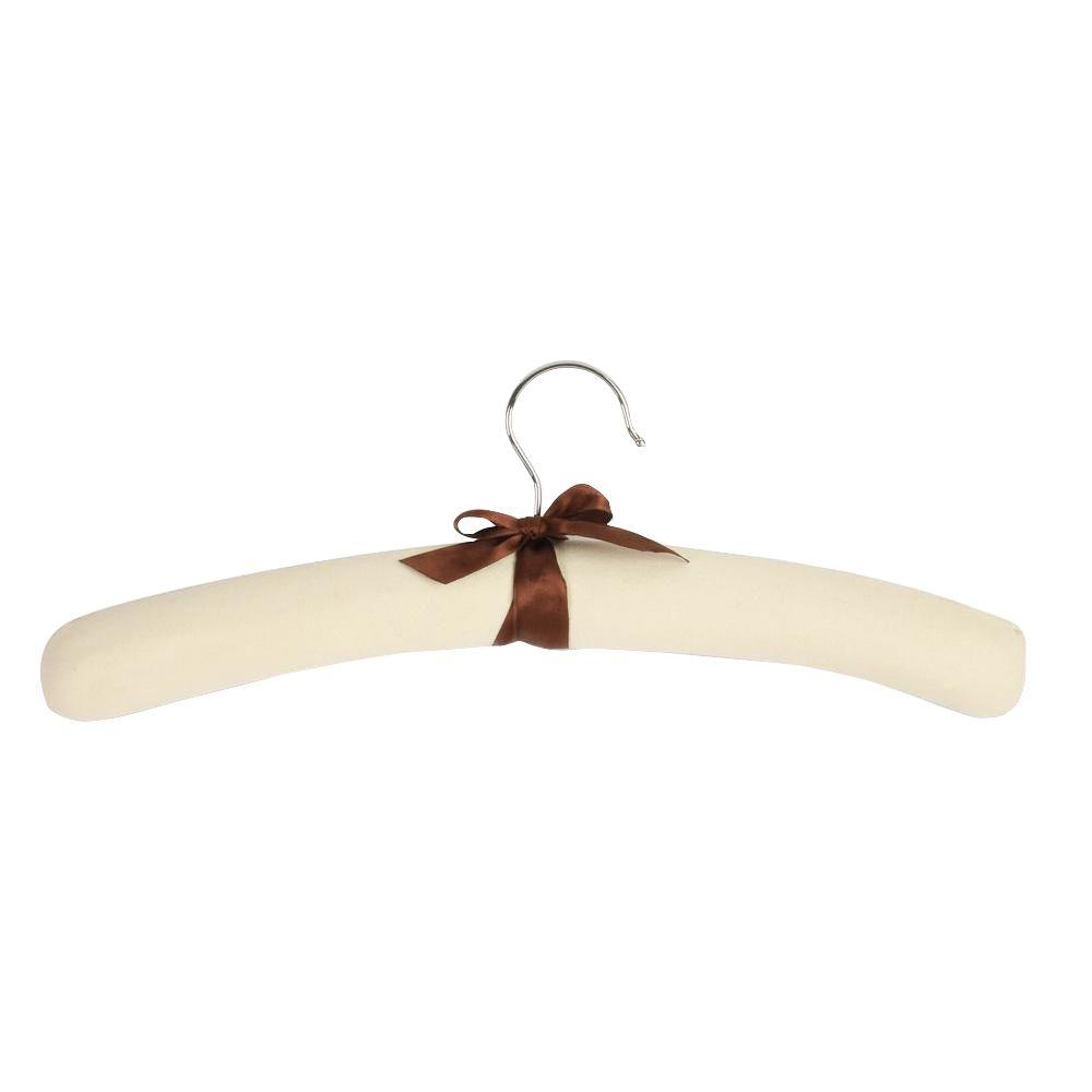 Honey-Can-Do Canvas Padded Hangers (12-Pack) by Honey-Can-Do