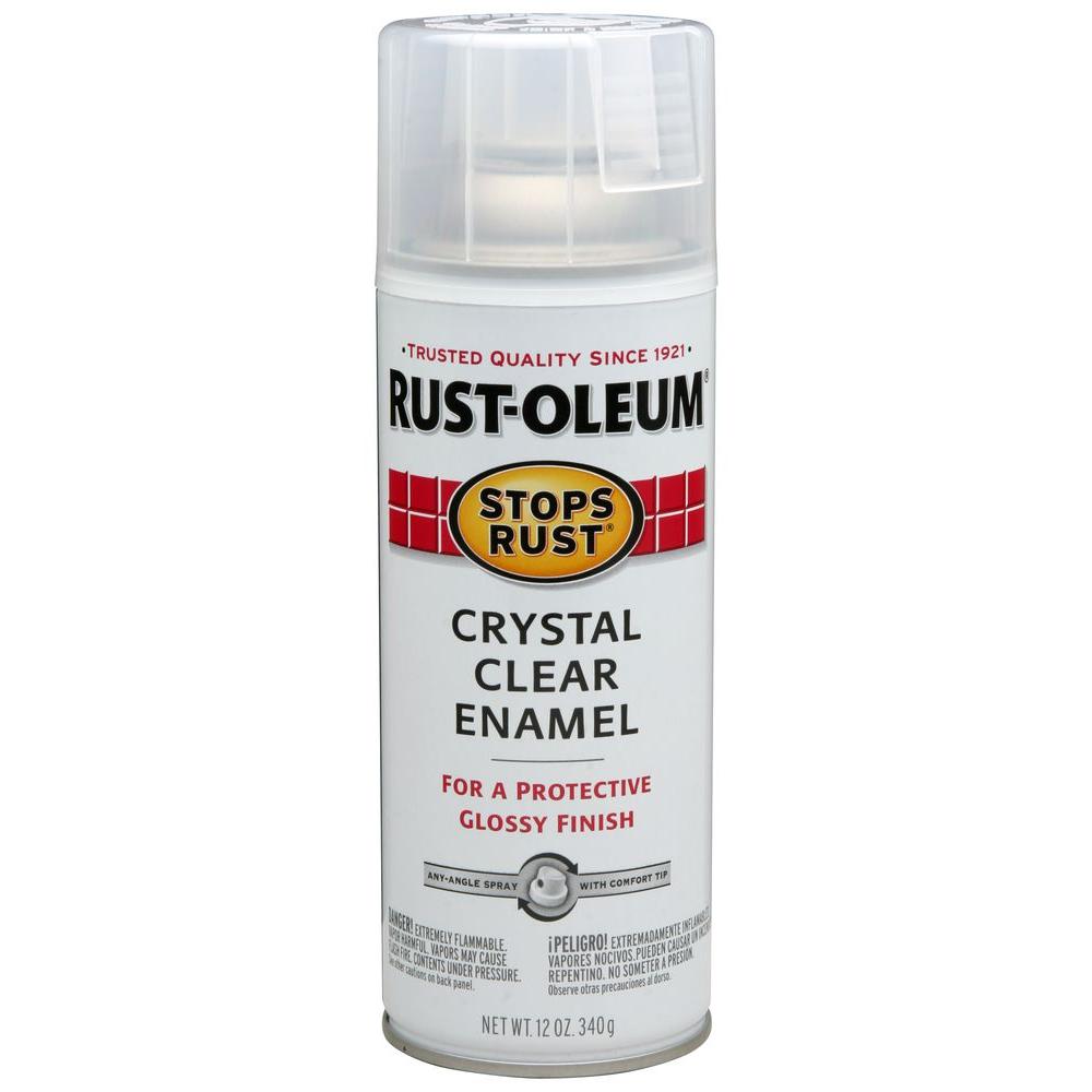 RustOleum Stops Rust 12 oz. Gloss Crystal Clear Spray Paint7701830