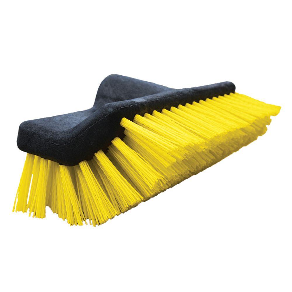 Unger 10 inch Waterflow Bi-Level Deck Scrub Brush by Unger