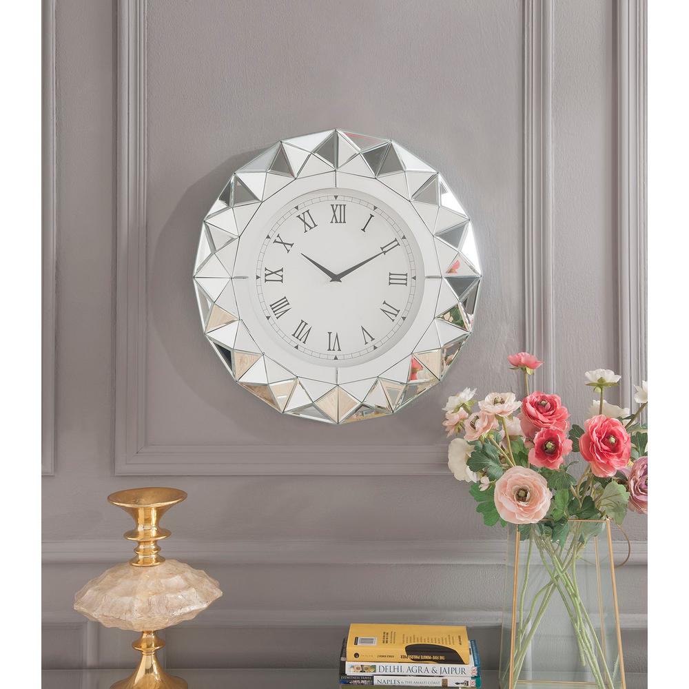 Nyoka Mirrored Wall Clock