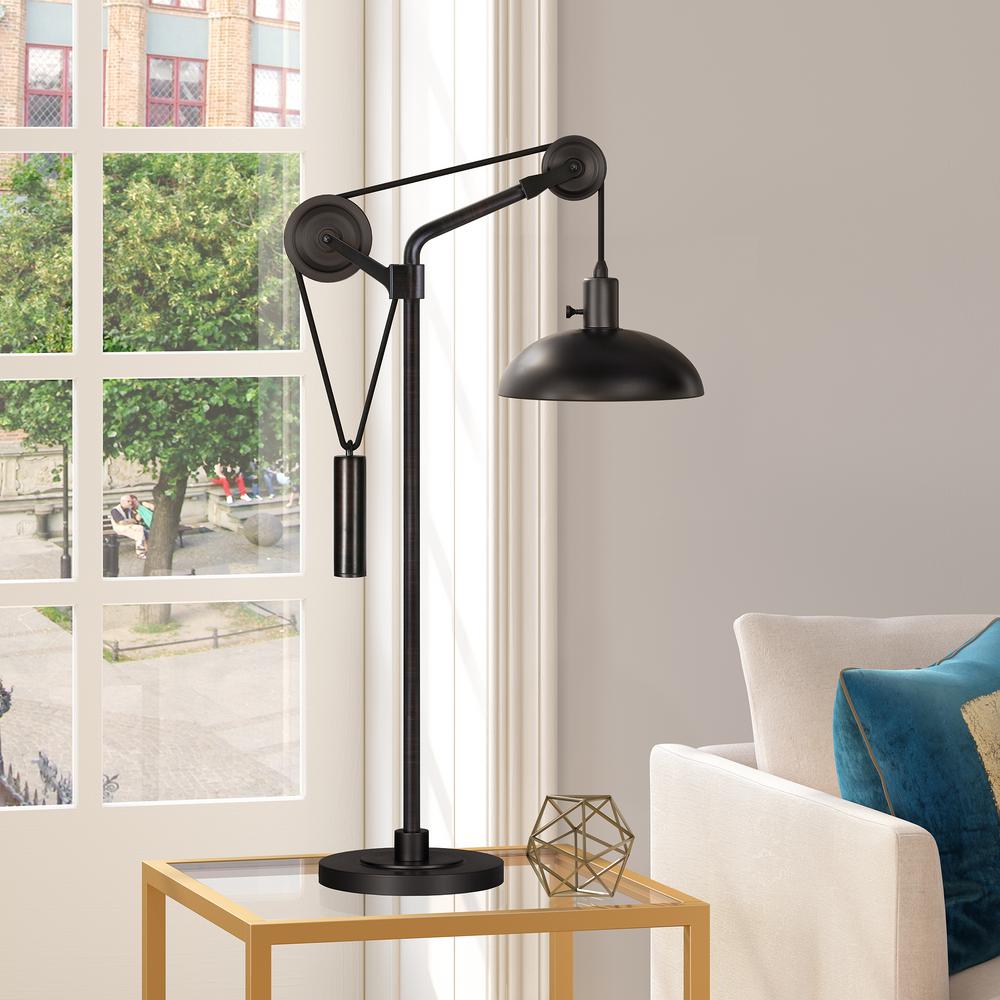 pulley table lamp