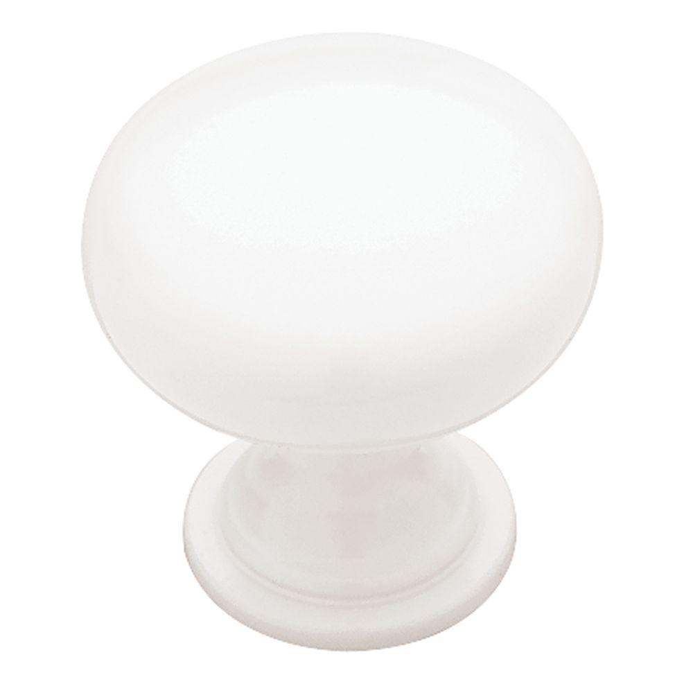 Liberty 13/16 in. White Marbleized KnobP86025CWC7 The