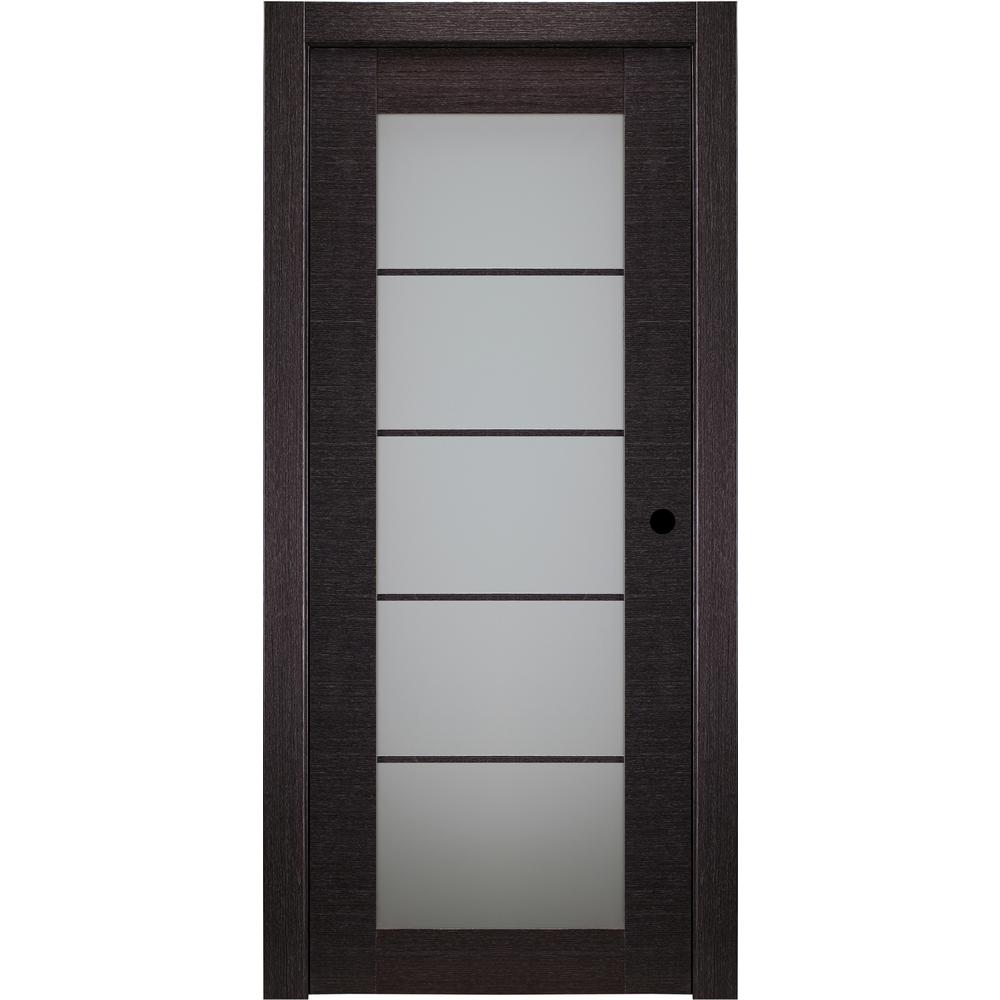 Belldinni 28 In X 80 In Avanti Black Apricot Left Hand Solid
