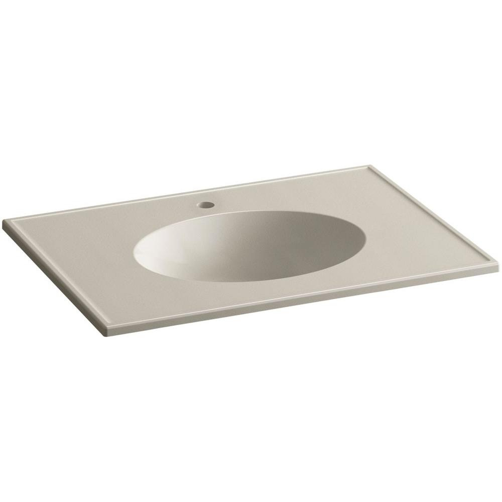 KOHLER Ceramic/Impressions 31 in. Single Faucet Hole Vitreous China