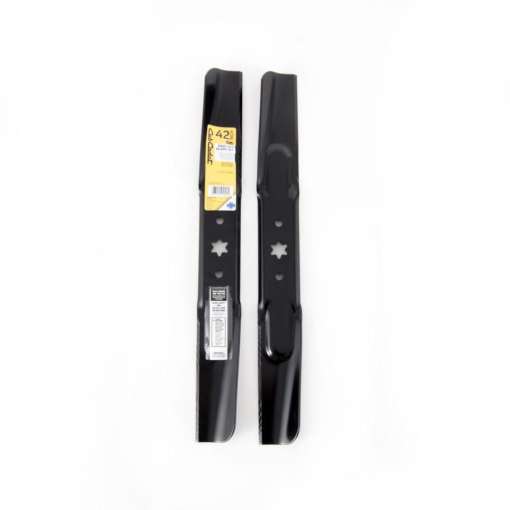 Cub Cadet Original Equipment HighLift Blade Set for Select 42 in. Lawn Tractors and ZeroTurn